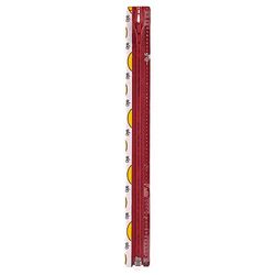Opti S60-35-00750 - Cremallera (100% poliéster, 35 cm), color rojo