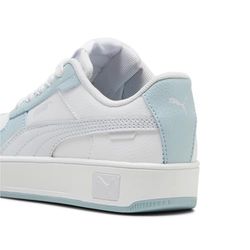 PUMA Carina Street Ps Zapatillas, Niñas, White Silver Mist, 35 EU