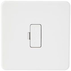 Knightsbridge SF6000MW Unité à fusible sans vis 13 A Blanc Mat