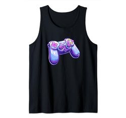 Gaming Controller Comic Look Videojuegos Camiseta sin Mangas