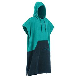 Osprey Handduksponcho | Unisex surfponcho med huva, strandombytesrock för män och kvinnor, surfing simning med inbyggd väska, aqua