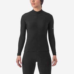 Giro dam cykelkläder W Chrono Ls Thermal Jersey SVART X-L