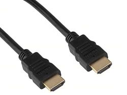 mumbi 3.00m HDMI High Speed kabel met Ethernet met 4K / 3D ondersteuning bij 24Hz met vergrendeling, zwart