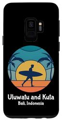 Custodia per Galaxy S9 Uluwatu e Kuta Bali Indonesia Surf Vintage Tramonto Surf