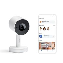 Netatmo Inteligentna Kamera Advance Wewnętrzna z AI - Rozpoznawanie Twarzy, Dwukierunkowy Dźwięk, Kąt Widzenia 130°, 2K HDR, 30 kl./s, Zoom X16, 2x SD - Biały