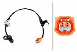 HELLA 6PU 358 217-491 Sensor Wheel Speed 2-Pin Cable 468 mm with Clamp