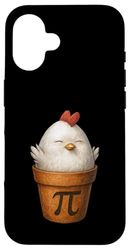 Chicken Pot Pi Funny Math Pun Case for iPhone 16