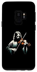 Galaxy S9 Jesus Violin Musician - Funny Christian Religious Instrument Case