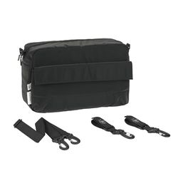 Lässig Bébé Organisateur de poussette Sac à bandoulière Sac pour poussette avec fixation pour poussette/Casual Buggy Organizer black