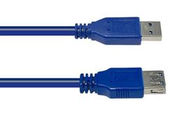 Levitantes Cable USB 3.0 Tipo A Macho a A Hembra, Alta Velocidad de Transferencia, Ideal para conectar Dispositivos y Ampliar Puertos USB.