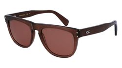 Salvatore Ferragamo Unisex SF1111S solglasögon, 232 transparent brun, 55, 232 transparent brun, 55