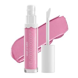 wet n wild, Cloud Pout Marshmallow Lip Mousse, Barra de Labios Líquida Mate, Fórmula que no Reseca y de Larga Duración con Aceite de Argán, Aceite de Aguacate y Vitamina E, Cotton Candy Skies