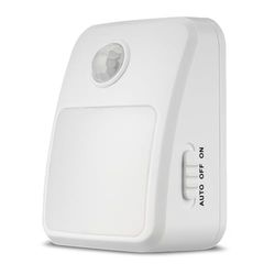 REV 0502239555 - Lampada notturna a LED con sensore di movimento, 120°, 7 m, colore: Bianco