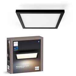 Philips Hue White Ambiance Aurelle Smart LED Panel Light Inc. Dimmer Switch [30x30cm - Black] for Indoor Home Smart Lighting, Wall, Ceiling, Bedroom, Livingroom