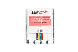 semy Top St de 1201 Serpillère en microfibre avec poils, 40 cm