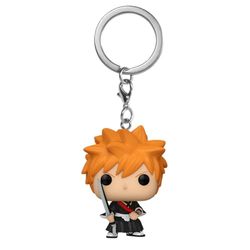 Funko Pop! Keychain: Bleach - Ichigo Kurosaki - Mini-Figurine en Vinyle à Collectionner Porte-clés Fantaisie - Cadeau de Noël - Idée de Cadeau - Produits Officiels - Anime Fans - Mini-Figurine