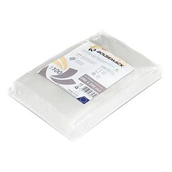 BOLSEMACK Sacchetti Sottovuoto Alimenti 100 Buste 20x25cm - Buste Sottovuoto Alimenti per Macchine Sottovuoto - Sacchetti per Sottovuoto per la Conservazione Degli Alimenti - Senza BPA