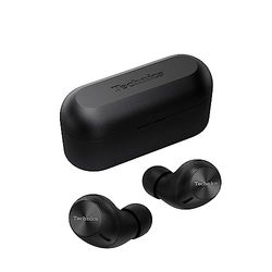 Technics EAH-AZ40M2EK Draadloze hoofdtelefoon met ruisonderdrukking, multipoint Bluetooth, comfortabele in-ear hoofdtelefoon, geïntegreerde microfoon, tot 5,5 uur batterijduur, zwart