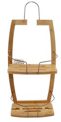 FORNOR 28157 Mensola per doccia in bambù 27 x 16 x 61 cm