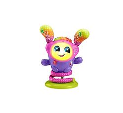 Fisher-Price DJ De robot danser met rebound | Kleine 4-in-1 kruiprobot met veer | Babyspeelgoed 9 maanden tot 36 maanden | Muziekspel Baby 1 jaar meerkleurig met licht en geluiden, versie: Pools,