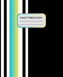 NOTEBOOK: Journal Notebook – Work, Home, School, 7.5 x 9.25 inches, LINE, 200 pages