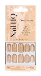 Nail HQ Oval Sunbeam Nails (24 Pieces)