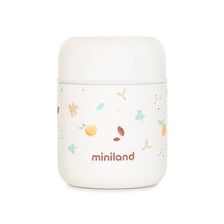 Miniland Thermos Mini Valencia 280ml. Thermos pour aliments pour bébés, avec double couche d'acier qui maintient la température des aliments pendant des heures