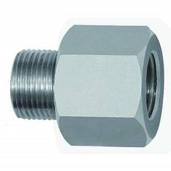 RIEGLER 114446-29.22 - Adaptador de rosca de aluminio, AG 1/2-27 UNS, IG M12 x 1,25, SW 17, 1 unidad