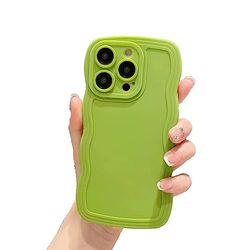 CLIPPER GUARDS iPhone 14 Pro hoesje, [camera-beschermhoes], matte full-body hoes, stoot- en krasbestendig, zachte binnenvoering van microvezel, 6.1 - [groen]