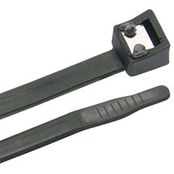 ANCOR 15' Heavy Duty Self Cutting Cable Tie UV Black 100PCS, DAN-1269 Other, Multicolor, One Size