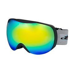 CGM Masque de ski 780A JOY Noir lentille IRIDIUM PLUS Or S3 (8%-18%)