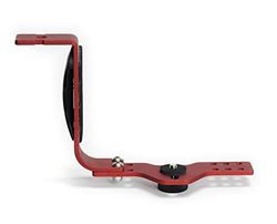 Best Divers VD582, Staffa Mini Action Camera Regolabile, Un Braccio, Rosso