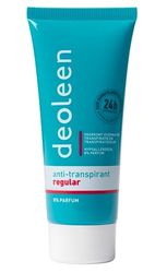 Deoleen Anti-Perspirant Regular Creme, förhindrar överdriven svettning, dermatologiskt testad, innehåller 0% parfym, 50 ml