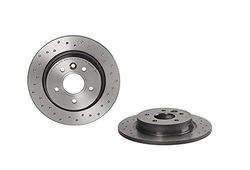 Brembo Xtra 08.9975.1X - Disco de freno perforado trasero (2 unidades)