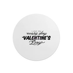 Questo Casa, Round Digital Printed Mouse Pad, Non-Slip Base, for Office and Home, Diameter:22cm
