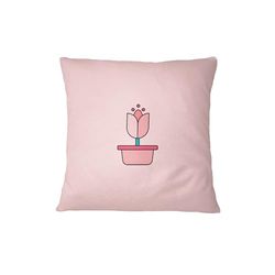 Bona Basics, Funda de cojín Decorativa, decoración del hogar, para sofá, cafetería, Tamaño: 45X45 cm, Color: Rosa Claro