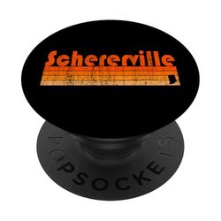 Schererville, Indiana Estilo retro de los 80 PopSockets PopGrip Adhesivo