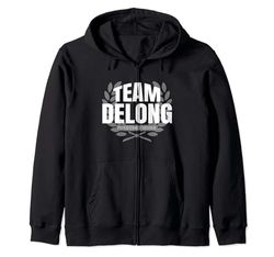 Team Delong Orgoglioso Membro della famiglia Delong Felpa con Cappuccio