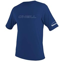 O'Neill Wetsuits Basic Skins Zonneshirt voor heren, korte mouwen, Rash vest, marineblauw, 2XL