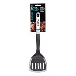 Chef Aid Nylon Jumbo Slotted Turner, Essential Kitchen Utensil, Includes Grating Surface, Non-Slip Grip Handle, Non-Stick Safe, BPA Free