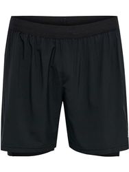 Newline Men Core 2-in-1 Shorts, Pantaloncini Uomo, Nero, M