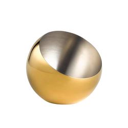 APS 40773 schaal SPHERE, Ø 16 cm, hoogte 15 cm, 0,8 liter, roestvrij staal, goud-look