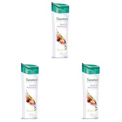 Himalaya Repair and Regenerate Shampoo with Goodness of Argan Oil, Revives Damaged Hair for Strong and Healthy Hair, 400 ml (Pack of 3)