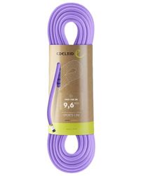 EDELRID Unisex - volwassenen Neo 100 3R 9,6 mm klimtouw, lavendel, 60 M