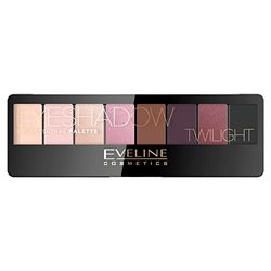 Palette di Ombretti Professionale Eveline Cosmetics - Collezione Twilight 8 Colori per Look Smoky Eye