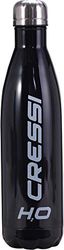 Cressi Water Bottle H20 Stainless Steel - Unisex Sport Bottle