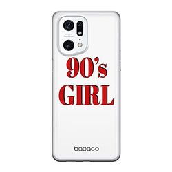 ERT GROUP mobiltelefonfodral för Oppo FIND X5 PRO originalt och officiellt licensierat Babaco mönster 90's Girl 001 optimalt anpassad till formen på mobiltelefonen, fodral tillverkad av TPU-plast