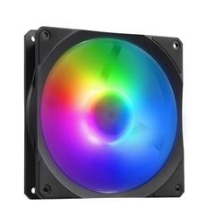 Cooler Master Mobius 140P ARGB Radiator Fan - Ring Blade Design (PWM), Loop Dynamic Bearing System (max. 76.5 CFM, 2.3 mmH2O, 30 dBA), Chamfered Air-Focus Frame - Addressable Gen 2 RGB