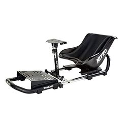 OPLITE NitroKart Family Pack - Le révolutionnaire Cockpit de simulation automobile pour les petits et les grands, fourni avec un réducteur de siège dédié aux enfants.