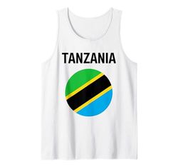 Bandiera della Tanzania moderna Canotta